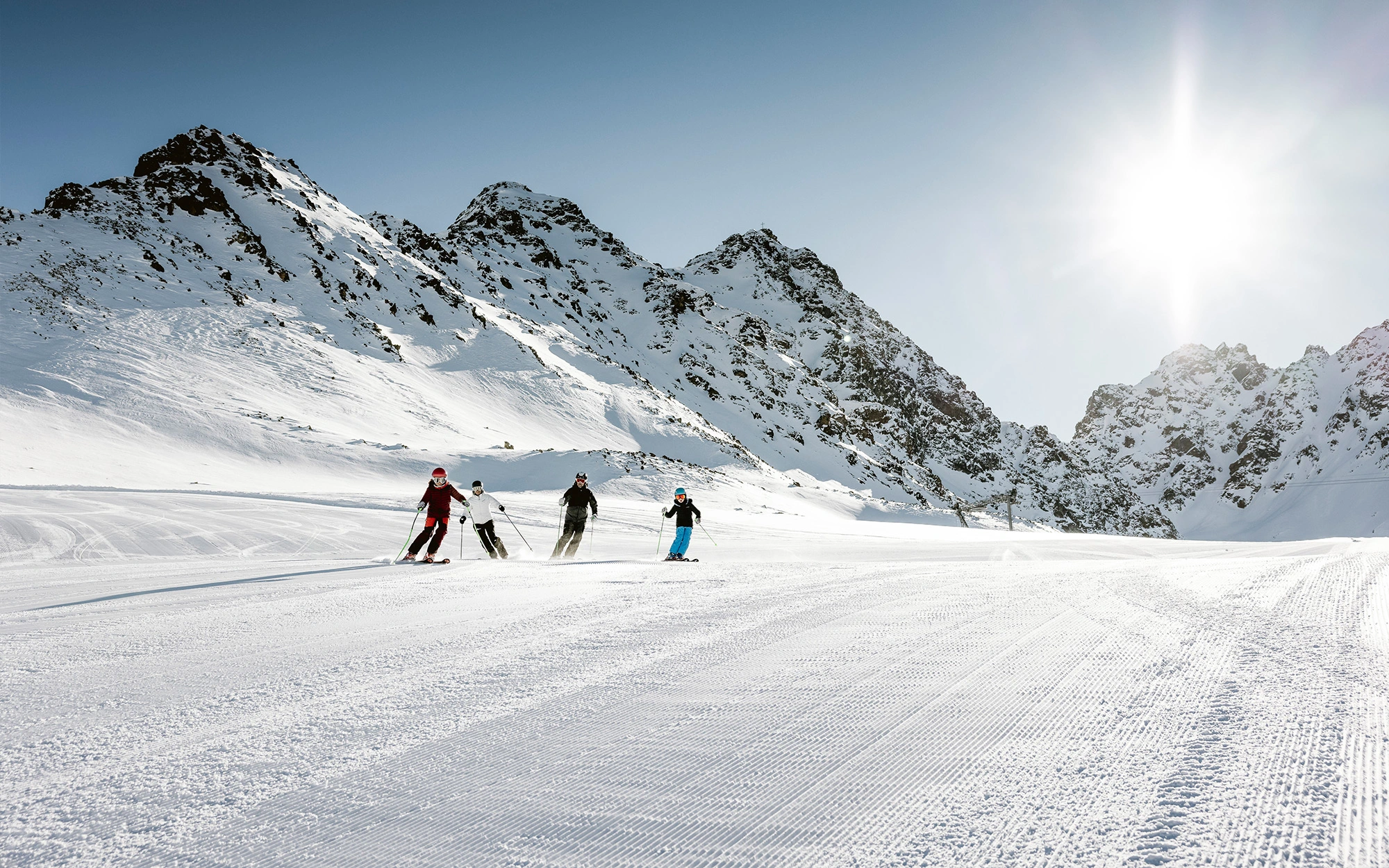 Skifahren im Skigebiet Nauders | 