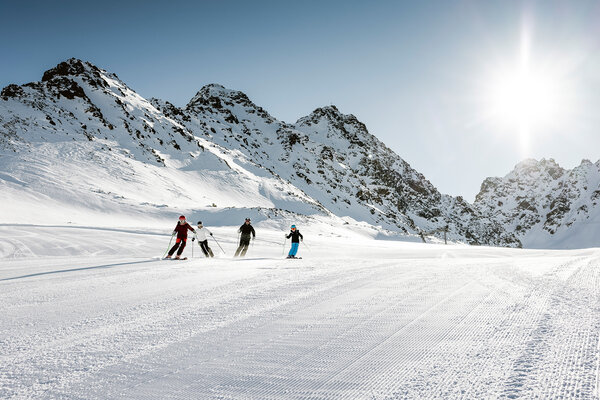 Skifahren im Skigebiet Nauders