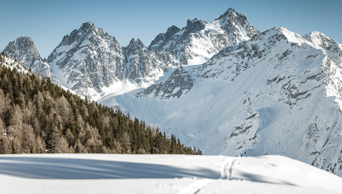 Skitouren mit traumhaftem Bergpanorama